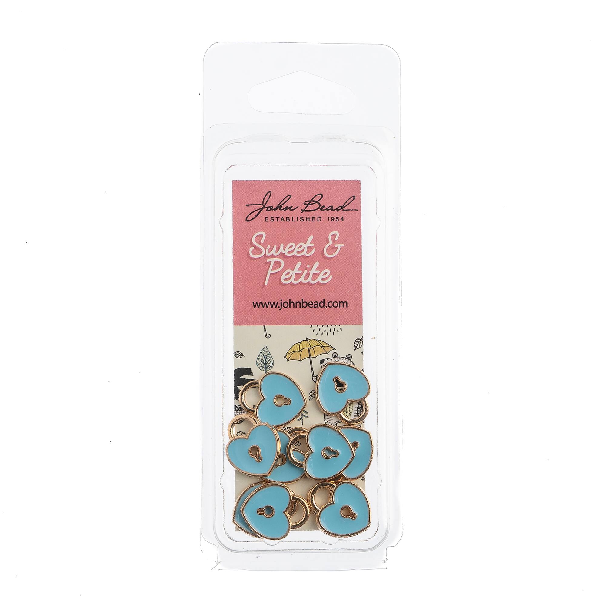 John Bead Sweet & Petite Heart Locket Charms